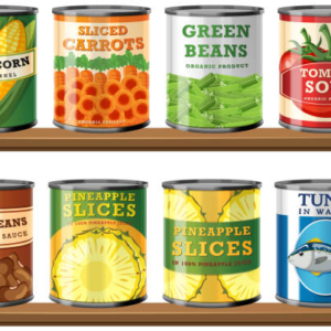 canned goods for prepper survivalists